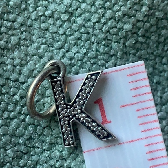 Sparkling “K” Charm - Picture 6 of 6